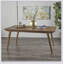 Table de salle à manger d'extérieur en bois d'acacia massif de 69 pouces, durable et élégante pour les rassemblements de patio et les repas de famille.