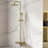 Wall-Mounted Three-Function Bathroom Shower Head Set