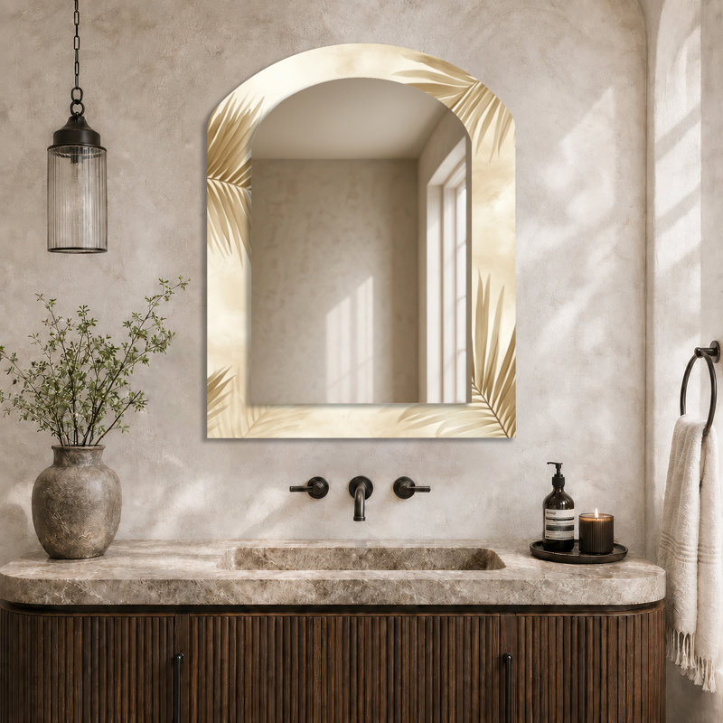 Miroir mural Boho, 43" x 33"