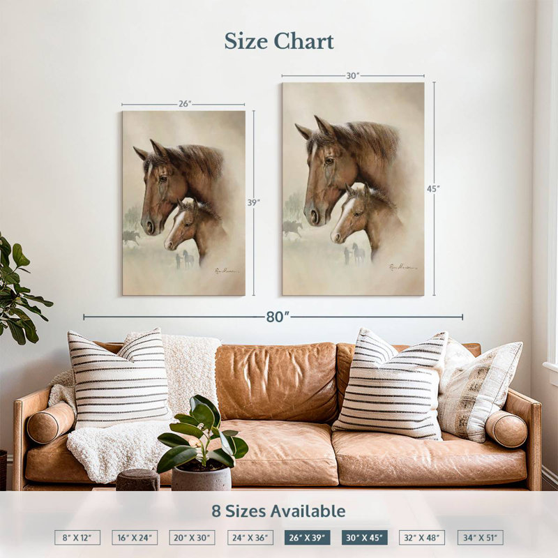 Brampt Race Horse I, 45" H x 30" W