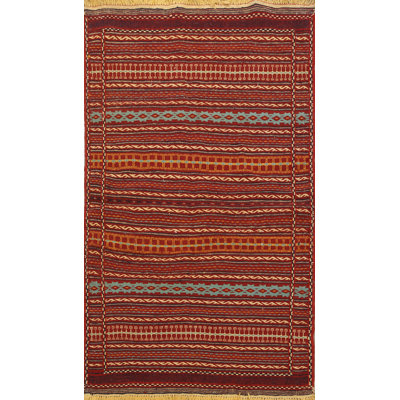 Tapis rayé kilim 3 x 5