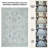 GLN Rugs Stain Resistant Machine Washable Area Rug-Vintage Persian Boho Distressed Aesthetic-Non-Slip Backing-Indoor Floor Home Decor for Bedroom Kitchen Living & Dining Room, Cream/Gray-747206819