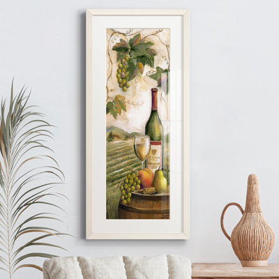 Peinture sur papier encadrée
