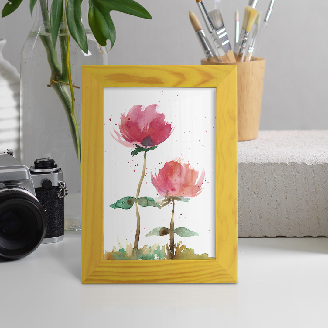 Pink Fleurs I " Pink Fleurs I " Red Barrel Studio® Frame
