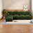 Compression Cozy Chenille Sectionals, Modern Pleated L Shape Home Sofa