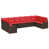 Brown Frame/Red Cushion is out of stock selected