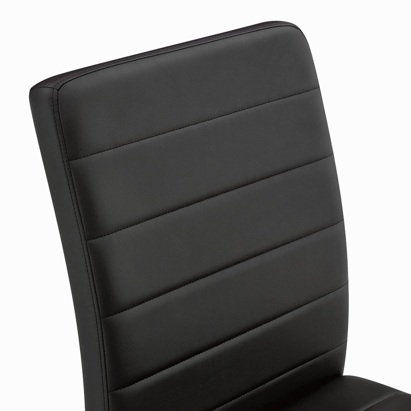 Ensemble de 8 chaises robustes: coussin de 2,1 po d'épaisseur, structure en fer, pour la maison ou le bureau. Couleurs classiques, valeur
