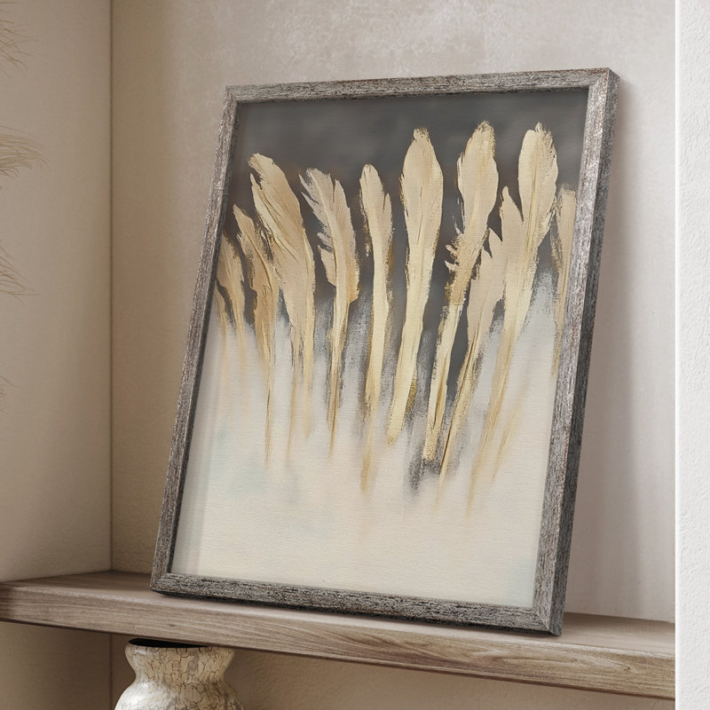 Reproduction encadrée FLORAL Series DCLXII - bois massif, H 11 po x l 9 po