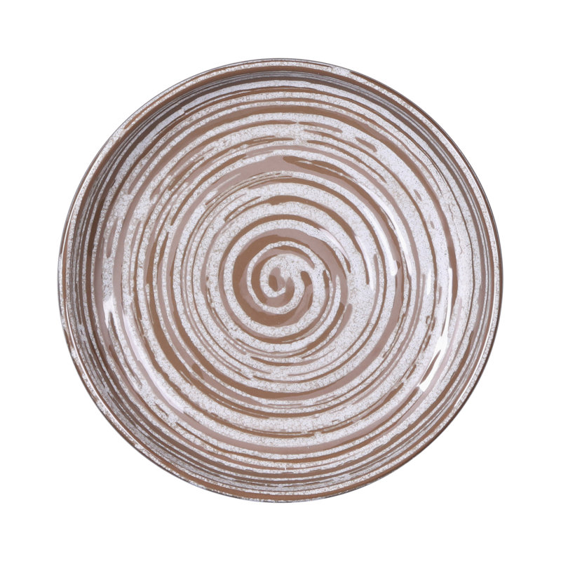 Assiette plate Stardust, Blanc