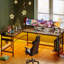 Bureau d'ordinateur en L 66 po-1086546295