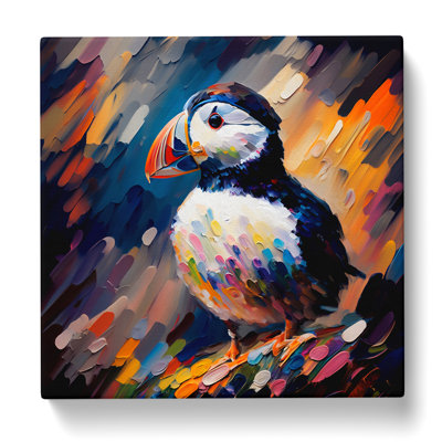 Puffin Palette Knife - No Frame Print