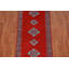 Tapis de couloir rouge Kazak