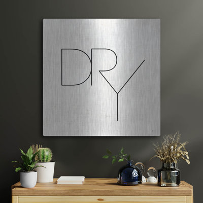 Latitude Wash® «Wash Dry Fold II» par Jess Aiken, art mural en métal