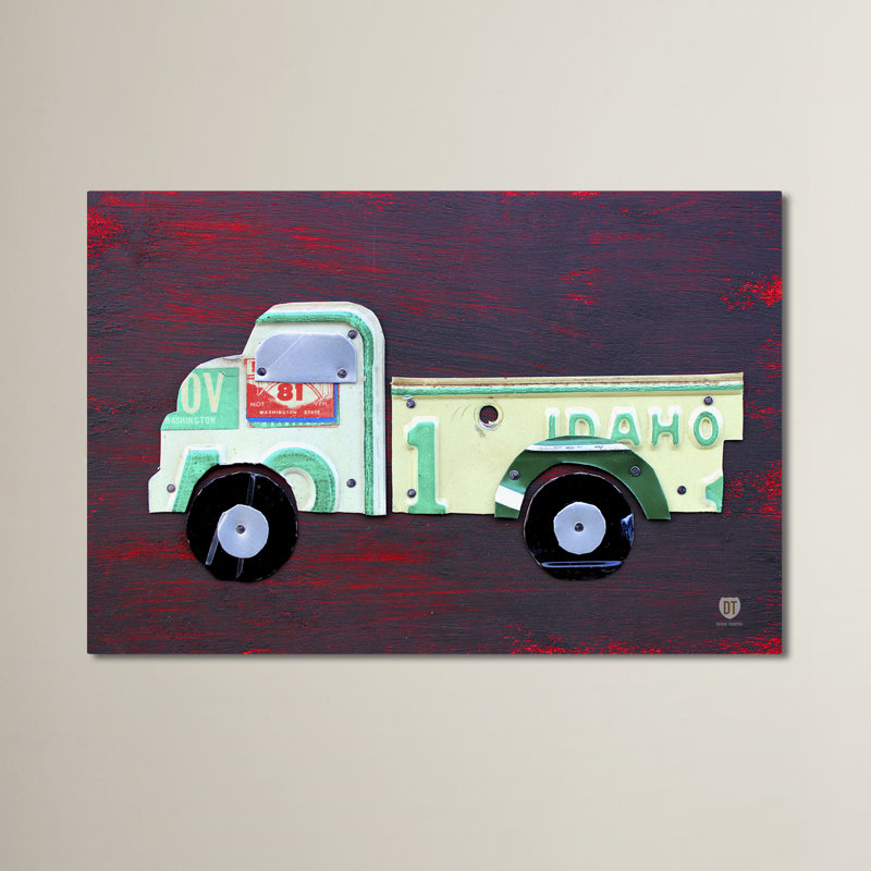 Art sur toile pickup turnpike Lilia, H 16 po x l 24 po x P 2 po