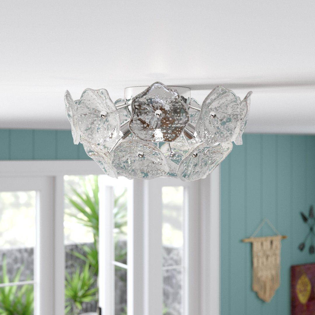 Guidi 8 - Light 16.5" Unique/Statement Semi Flush Mount Langley Street® 