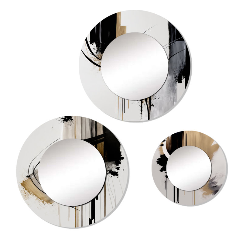 Gracyn Metal Round Mirror