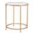 Round Glass Top End Side Table-1822493023