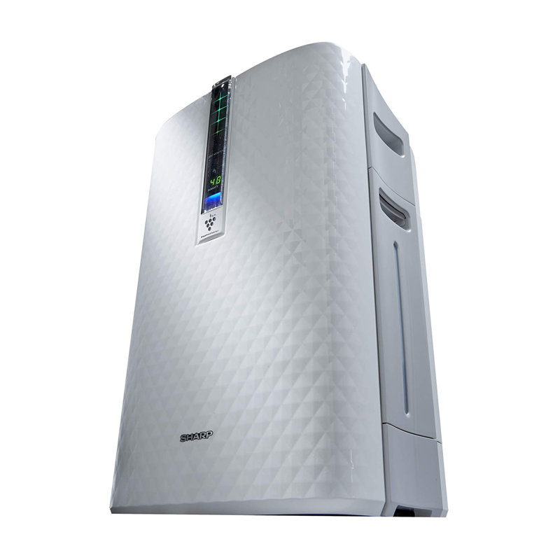 Purificateur d’air avec humidificateur Sharp KC850U Plasmacluster, purificateur d'air HEPA véritable pour la maison jusqu'à 254 pieds carrés, pour le soulagement des allergies, les odeurs d'animaux, la poussière et la fumée, avec fonctionnement silencieux pour les chambres à coucher