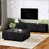 Elegant TV Stand & Coffee Table Set Of 2