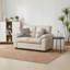 Ensemble de causeuse et canapé avec coussin décoratif Leathaire-116620103
