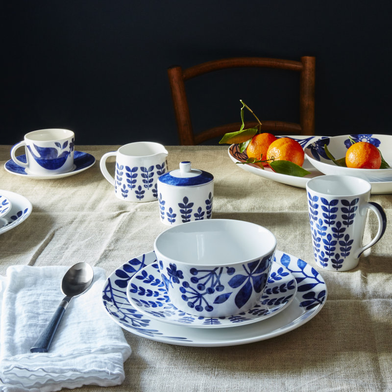 Noritake Sandefjord Set Of 4 Cups, 6 Oz.