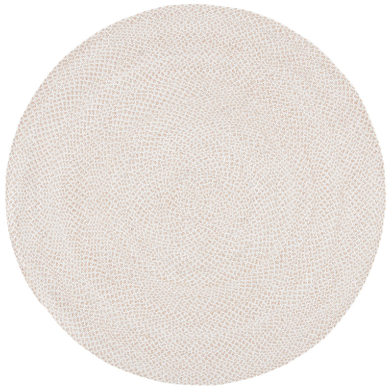 Wardlaw Hand Woven Performance Abstract Rug, Round 8'