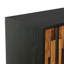 Buffet 47,24 "avec motif en bois droit, armoire d'appoint moderne-599061457