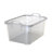 Life Story 55 Quart Stackable Storage Bin, Light Duty Container, Clear, 12 Pack-62449662-62439054