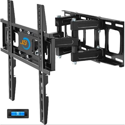 Full Motion TV Wall Mount, TV Wall Mount Swivel And Tilt TV Mount With Height Setting,TV Bracket Articulating Arms For Most 28-65 Inch Flat Curved Tvs -  zhutreas, CQP1562OWTG3GCCW