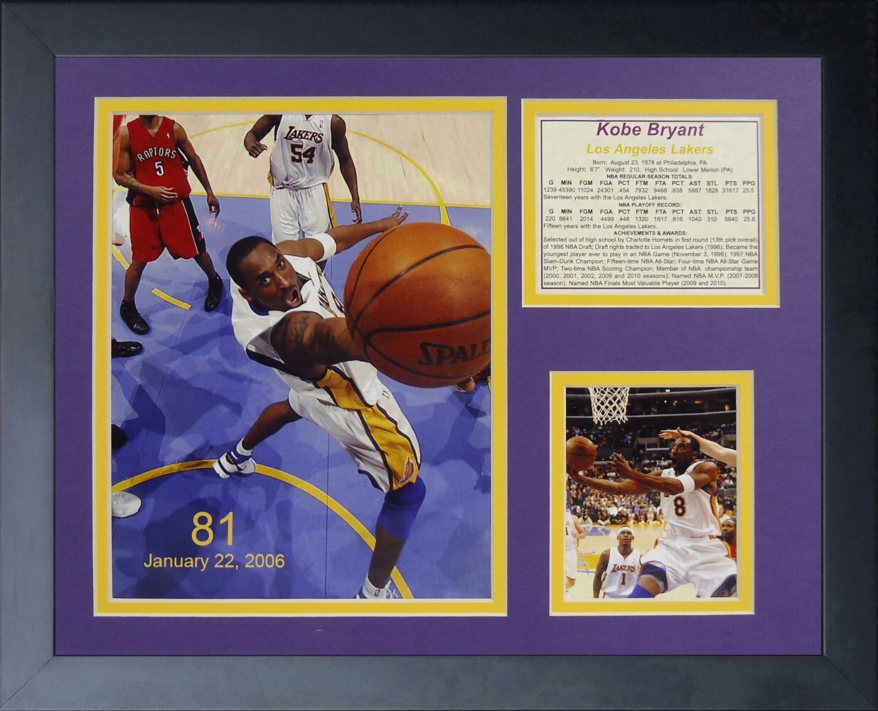 KOBE BRYANT signed poster print photo autograph LA Lakers Los Angeles Nba  Basketball Legend gift L.A.