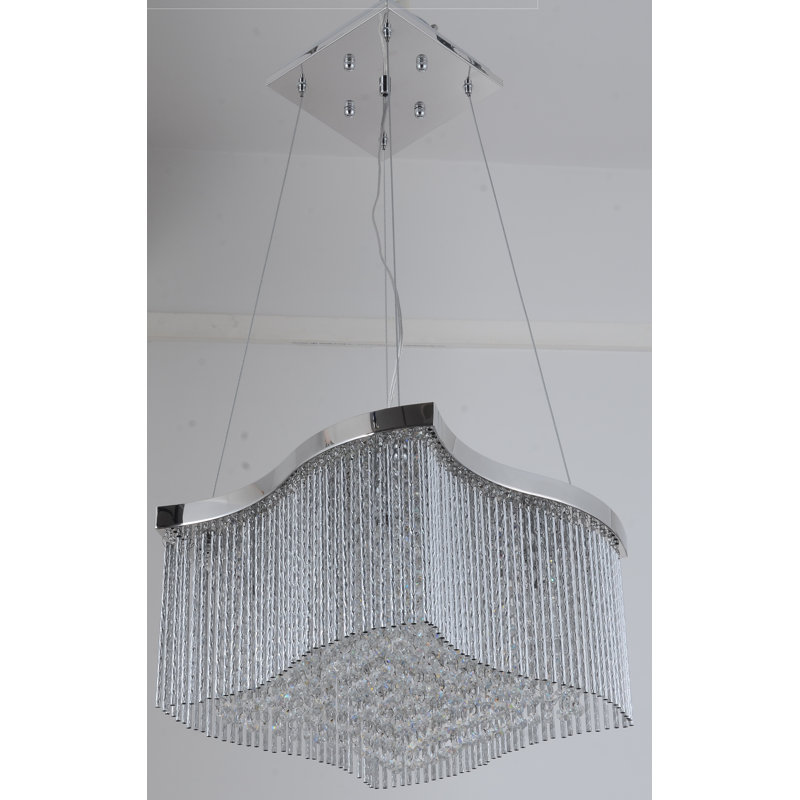 Darrion 8 - Light Dimmable Geometric Chandelier