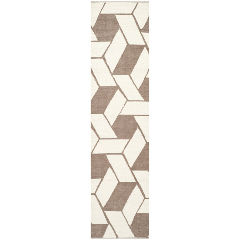 Durhurst Hand Woven Plastic Rug, Runner 2' x 6'