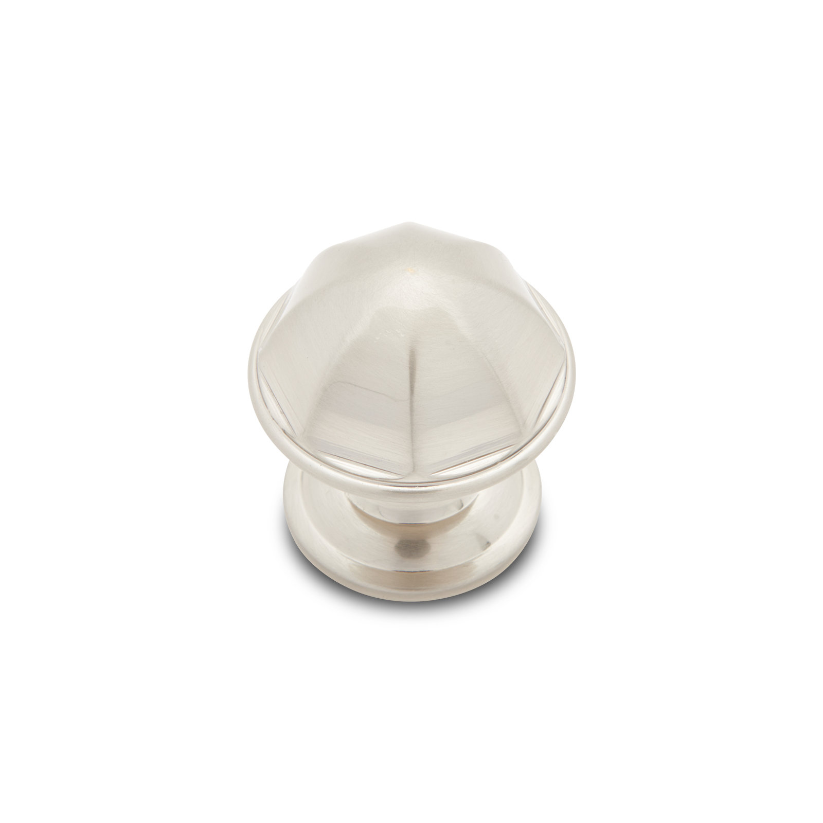 Contoured Dome 1 1/16" Knob CK Series, Satin Nickel