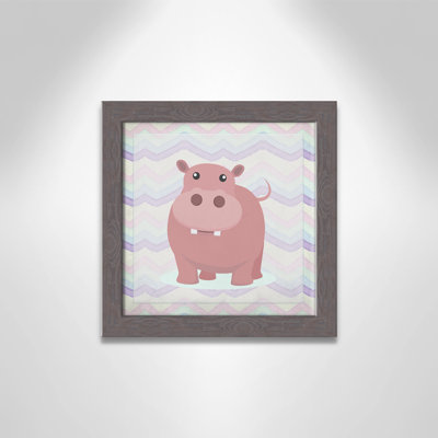 Pink Hippo Time' Wall Decal
