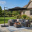 Parasol de patio en porte-à-faux décalé de 10 pi, mécanisme de rotation lisse à 360 ° et évent supérieur respirant, auvent imperméable UV50 + résistant à la décoloration et cadre antirouille-1659739044