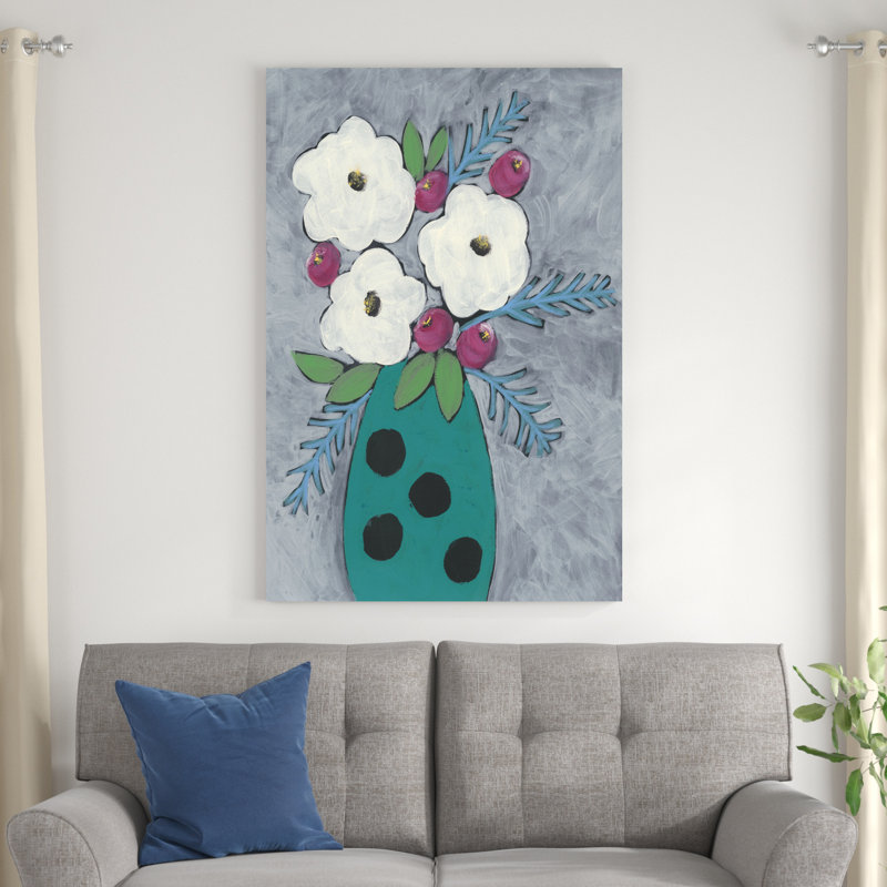 Floral Froli II, H 48 po x l 32 po x P 1,25 po