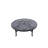 Byrge 5-Piece Patio Swivel Rocker Conversation Set, 52" Round Ice Bucket Tea Table with BBQ & Fire Pit