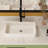 Modern 24"X14" Ceramic Vessel Sink - Rectangular, Stain , For Home, , Restaurant, Office Building Quality 24X14 Rectangular Bathroom White, Polished Surface, Different Uses