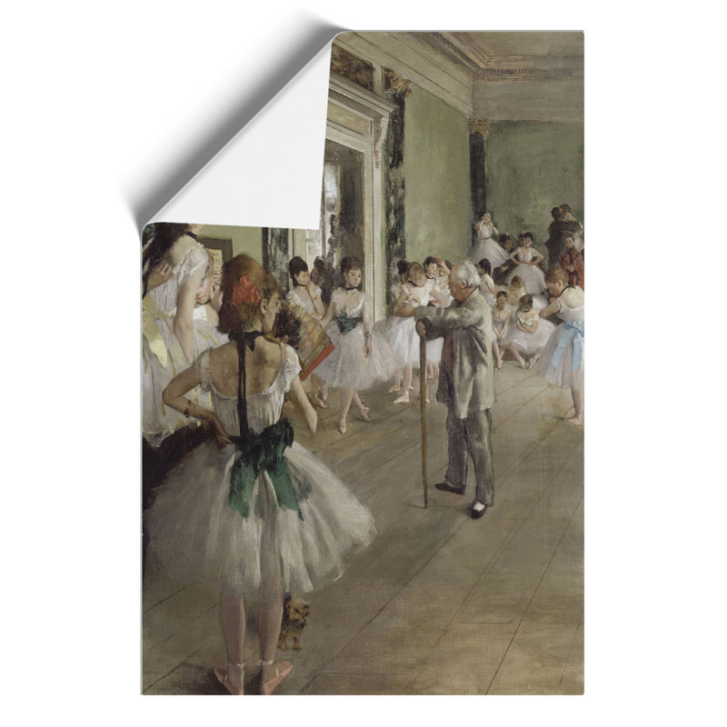 The Ballet Class Vol.1 by Edgar Degas - No Frame Painting, 42cm H x 30cm W x 0.1cm D