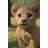 Sitting Lion Cub Statue