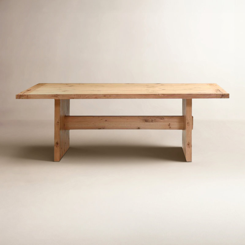 Alpine 85" Dining Table In Distressed Oak