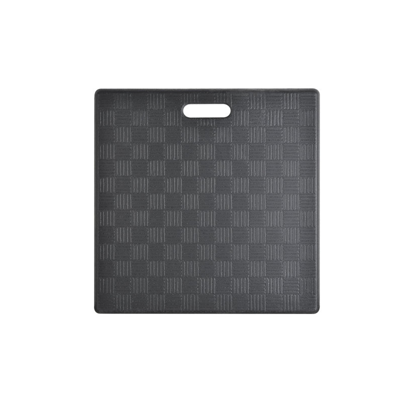 Tapis de cuisine carré, Noir, 1