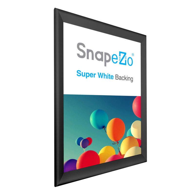 Cadre en aluminium Snapezo Snap Frame, 36 po x 50 po, Noir