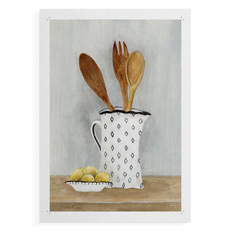 Cottage Kitchen III - Impression sur toile seulement - NON-CADRE, H 60 po x l 40 po