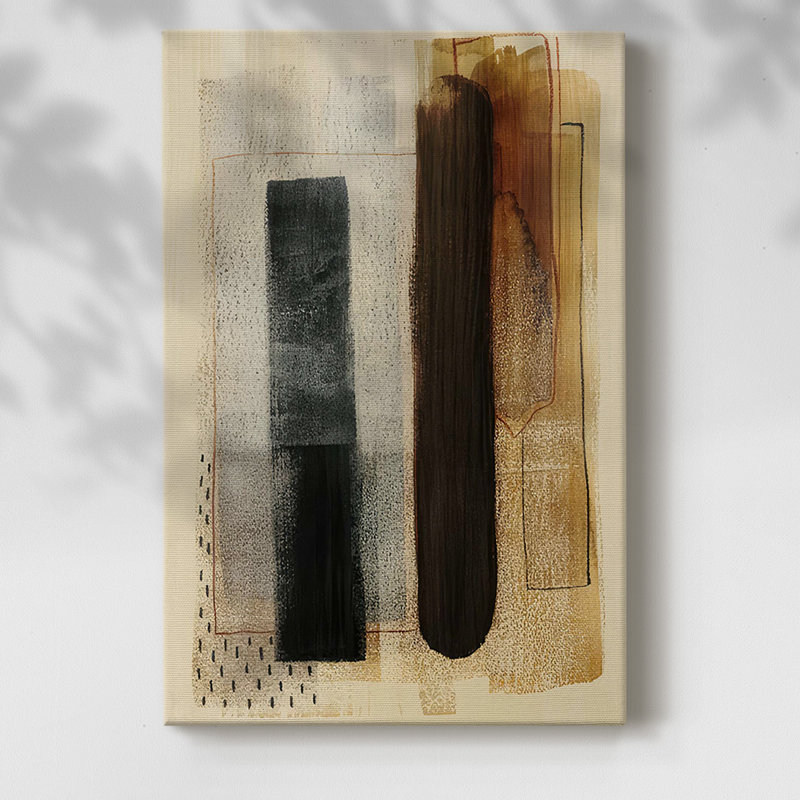 Burnt Toast I - Wrapped Canvas Print