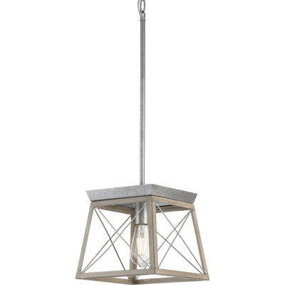Luminaire suspendu géométrique à 1 lumière Soleil