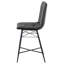 Grey Tufted Counter Height Stools (Set Of 2)-1165713225