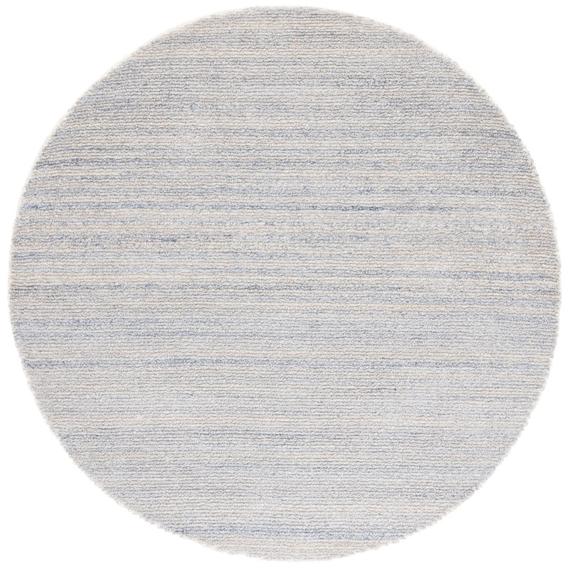 Ebony Hand Tufted Pet Yarn Pile Rug, Round 6'