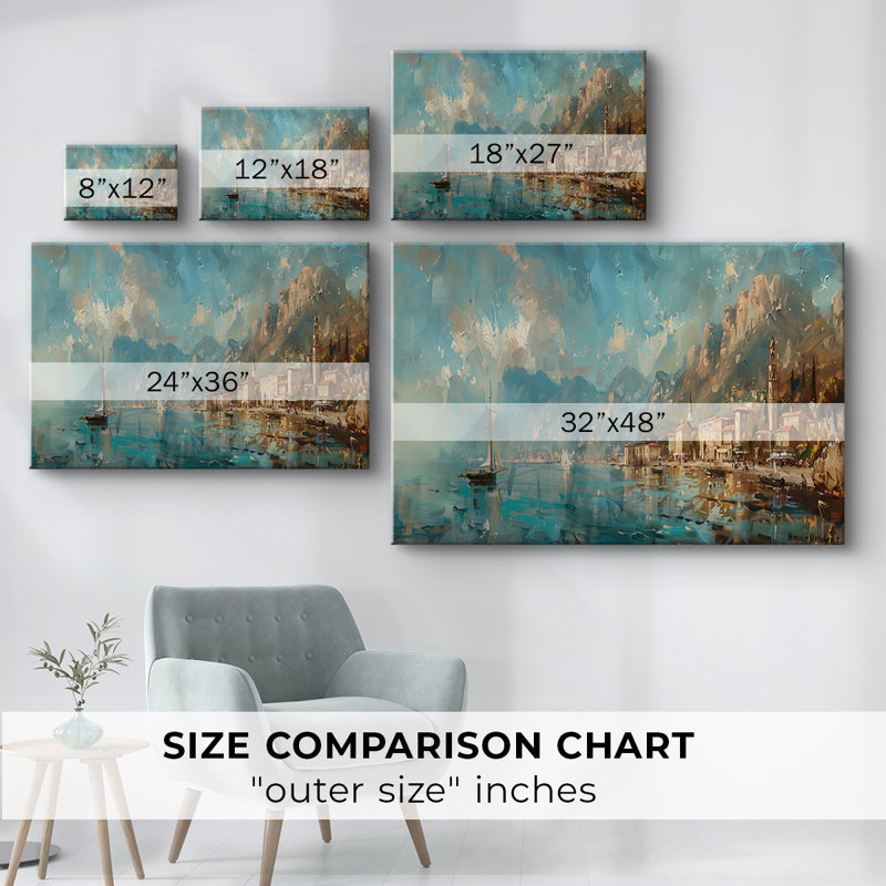 Série Nautical-CCXVII - Cavas enveloppés de galerie, 18 x 27