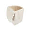 Wicker Lined Corner Laundry Bin Basket-45117807-45117806